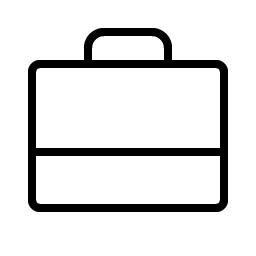 Suitcase Simple Thin Smiley – Icons