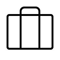 Suitcase Thin Smiley – Icons