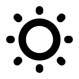 Sun Dim Bold Smiley – Icons