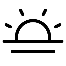 Sun Horizon Light Smiley – Icons