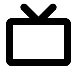 Television Simple Bold Smiley – Icons