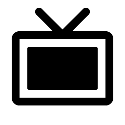 Television Simple Fill Smiley – Icons