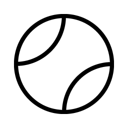 Tennis Ball Thin Smiley – Icons