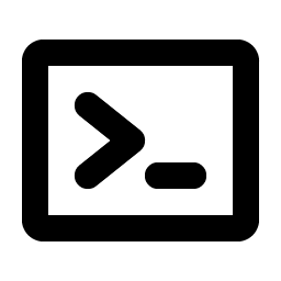 Terminal Window Bold Smiley – Icons
