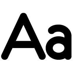Text Aa Bold Smiley – Icons