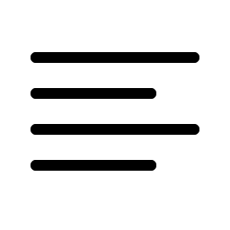 Text Align Left Light Smiley – Icons