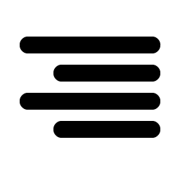 Text Align Right Bold Smiley – Icons