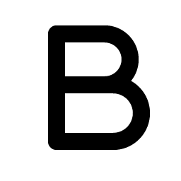 Text B Bold Smiley – Icons