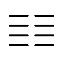 Text Columns Thin Smiley – Icons