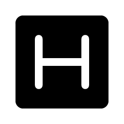 Text H Fill Smiley – Icons