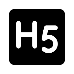 Text H Five Fill Smiley – Icons