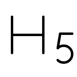 Text H Five Thin Smiley – Icons