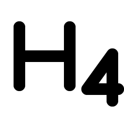 Text H Four Bold Smiley – Icons