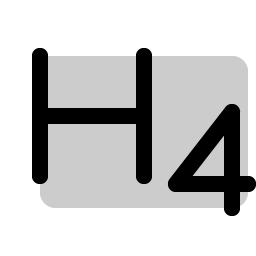 Text H Four Duotone Smiley – Icons