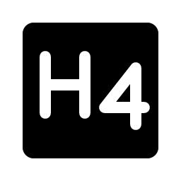 Text H Four Fill Smiley – Icons