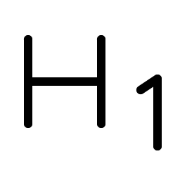 Text H One Light Smiley – Icons