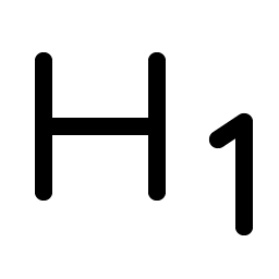 Text H One Smiley – Icons