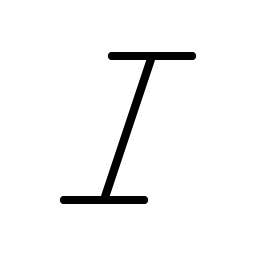 Text Italic Thin Smiley – Icons