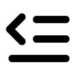 Text Outdent Bold Smiley – Icons