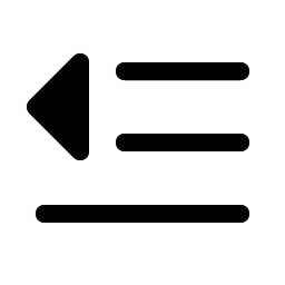 Text Outdent Fill Smiley – Icons