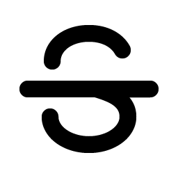 Text Strikethrough Bold Smiley – Icons