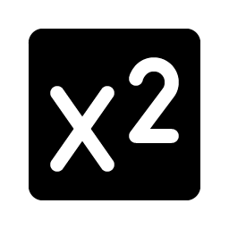 Text Superscript Fill Smiley – Icons