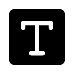 Text T Fill Smiley – Icons