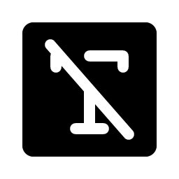 Text T Slash Fill Smiley – Icons