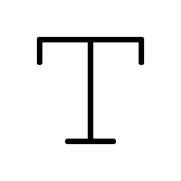 Text T Thin Smiley – Icons