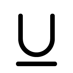 Text Underline Smiley – Icons
