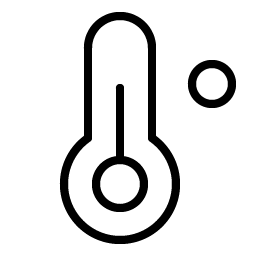 Thermometer Thin Smiley – Icons