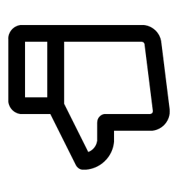 Thumbs Down Bold Smiley – Icons