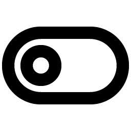 Toggle Left Bold Smiley – Icons