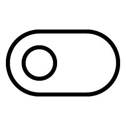 Toggle Left Thin Smiley – Icons