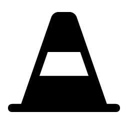 Traffic Cone Fill Smiley – Icons