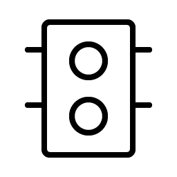 Traffic Signal Thin Smiley – Icons
