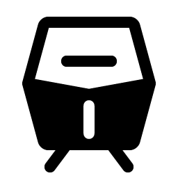 Train Regional Fill Smiley – Icons