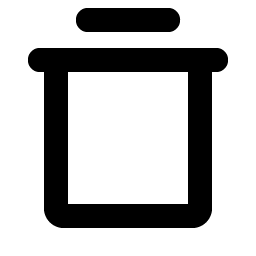 Trash Simple Bold Smiley – Icons