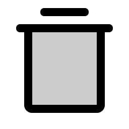 Trash Simple Duotone Smiley – Icons
