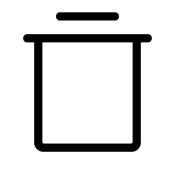 Trash Simple Light Smiley – Icons