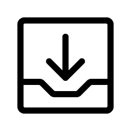 Tray Arrow Down Light Smiley – Icons