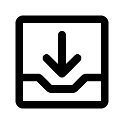 Tray Arrow Down Smiley – Icons