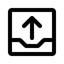 Tray Arrow Up Smiley – Icons