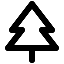 Tree Evergreen Bold Smiley – Icons
