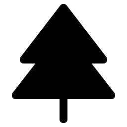 Tree Evergreen Fill Smiley – Icons