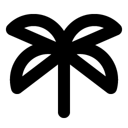 Tree Palm Bold Smiley – Icons