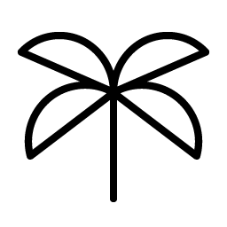 Tree Palm Thin Smiley – Icons