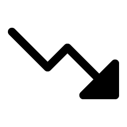 Trend Down Fill Smiley – Icons