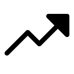 Trend Up Fill Smiley – Icons