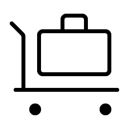 Trolley Suitcase Thin Smiley – Icons